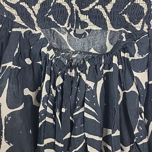 NWT ASOS Design Women's Bandeau Lace Up Maxi Linen Beach Dress Sz 2 - Picture 9 of 9